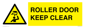 ROLLER DOOR KEEP CLEAR